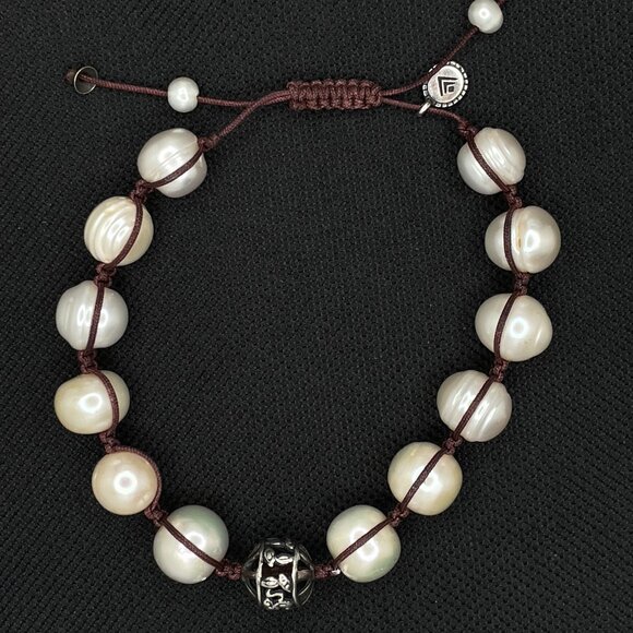 Silpada Sterling Silver & Genuine Pearl Bracelet - Picture 1 of 7